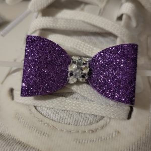 Schuhschleife Glitzer