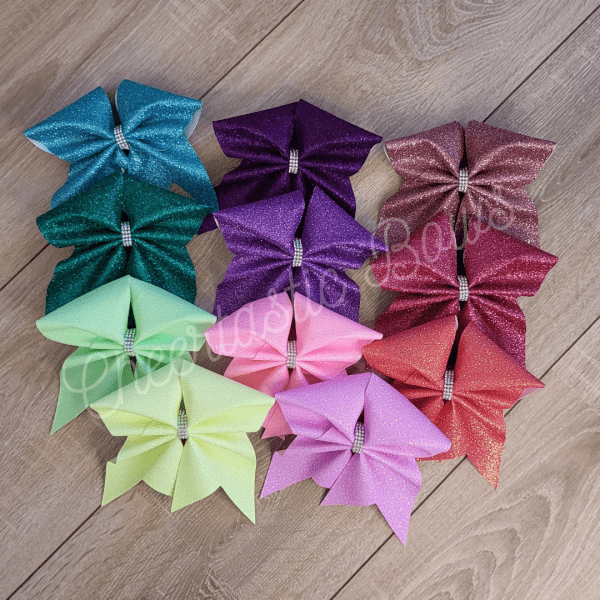 Glitter Cheer Bow