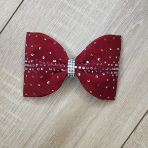 Tailless Bow Samt Strass Variante I