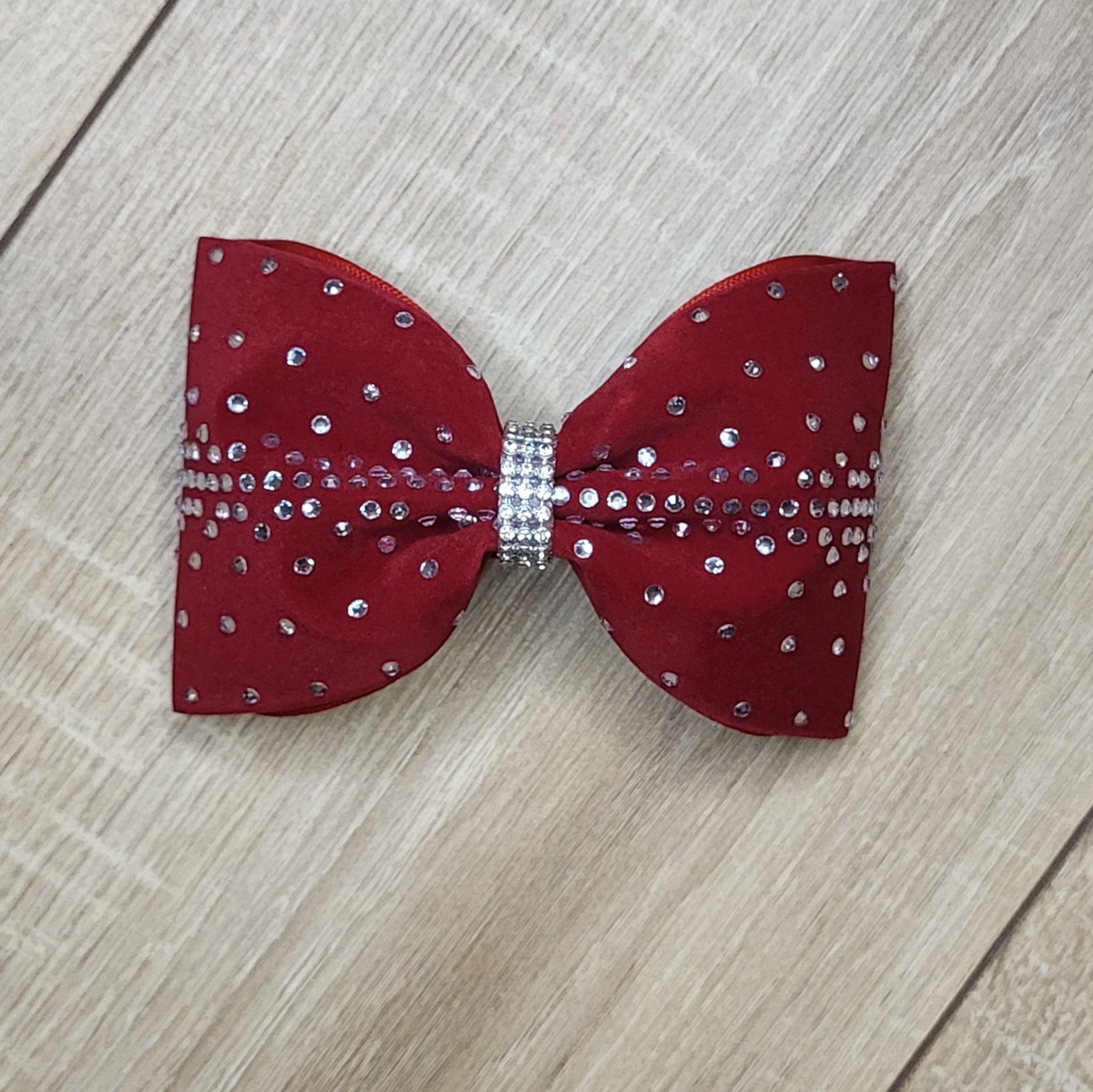 Tailless Bow Samt Strass Variante I