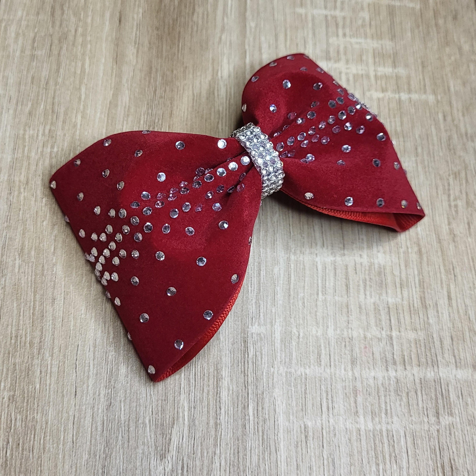 Tailless Bow Samt Strass Variante I – Bild 2