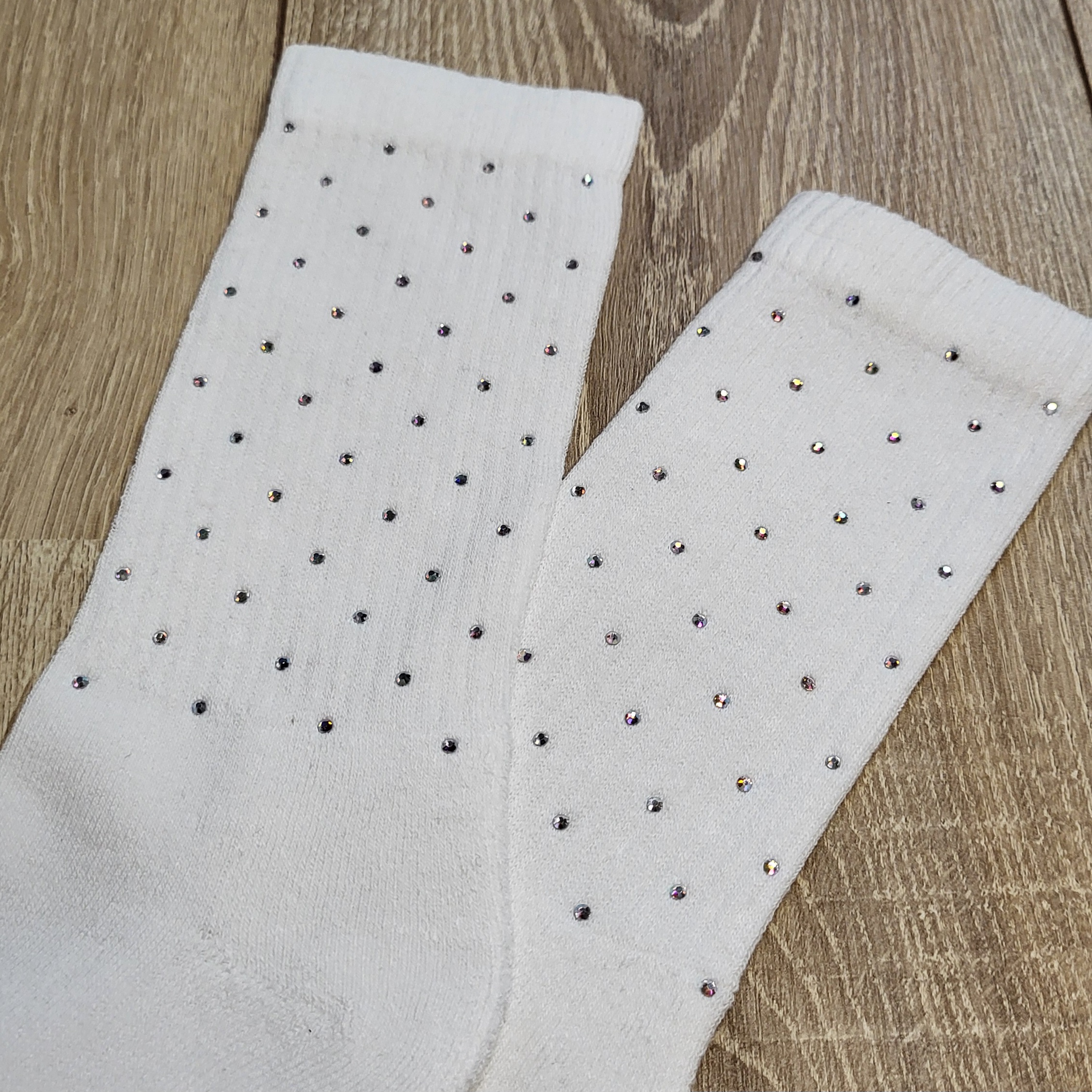 Cheerleading-Sportsocken mit Strasssteine (Paar) – Bild 2