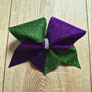 CheerBow Glitzer zweifarbig