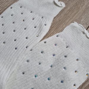 Cheer Rüschen-Socken mit Strasssteine (Paar)