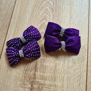 Kleine Cheerleader Haarschleife (Paar oder Einzeln)