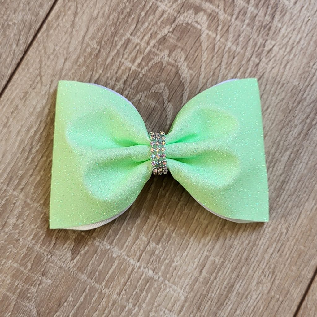 Tailless Bow Glitzer moderne Haarschleife für Cheerleading