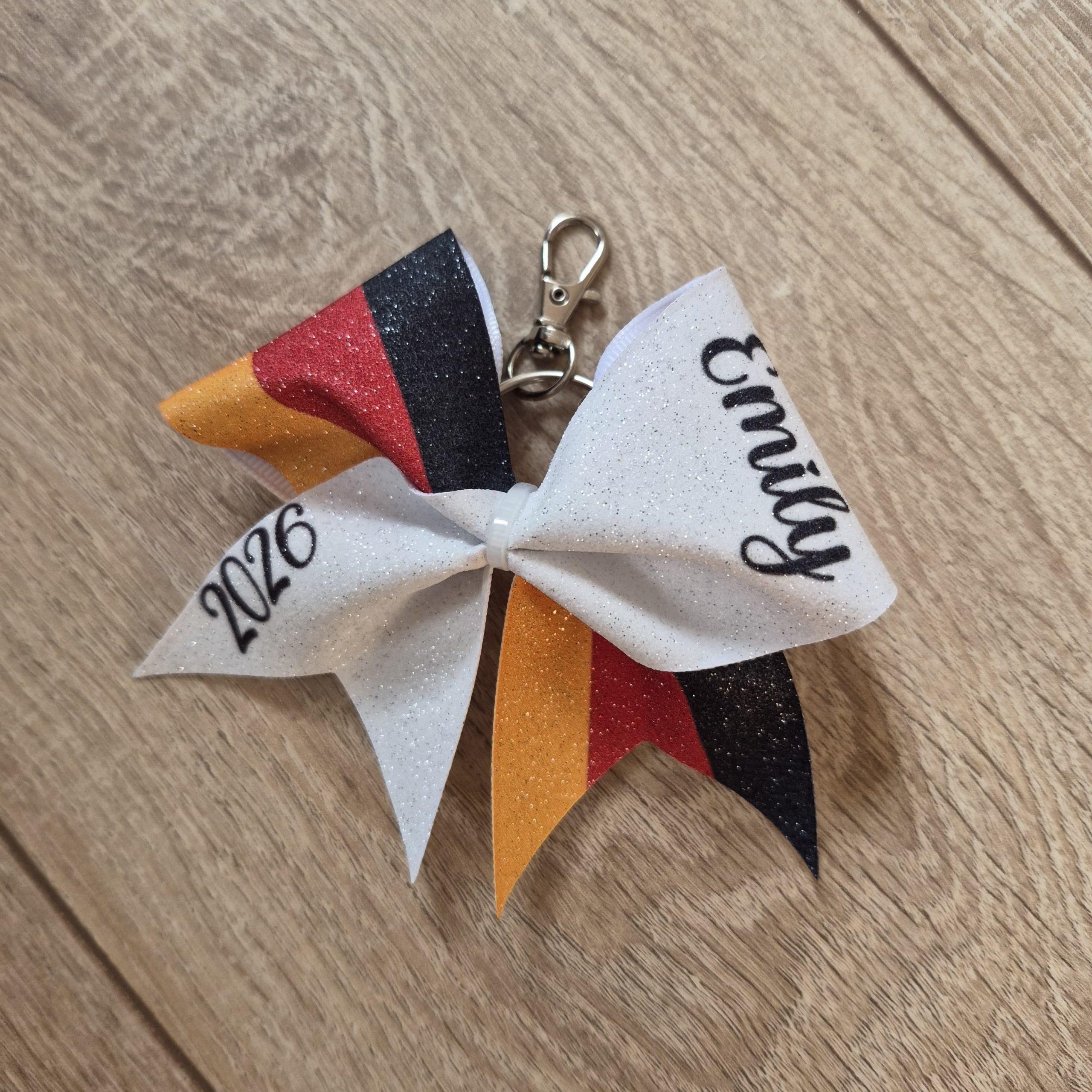 Deutschland CheerBow Anhänger | Fan-Accessoire – Bild 2