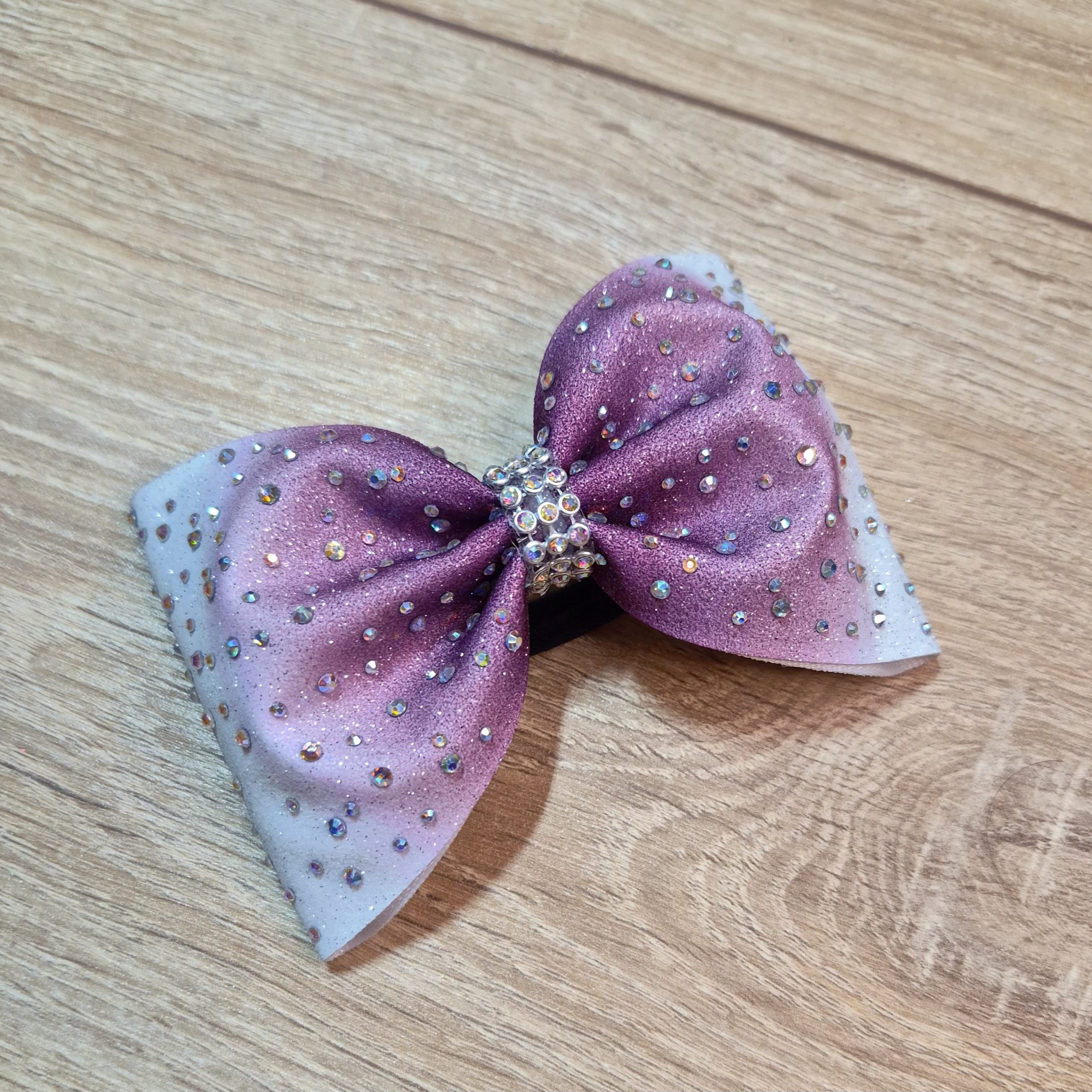Tailless Bow Glitzer mit Strass + Ombre I – Bild 2
