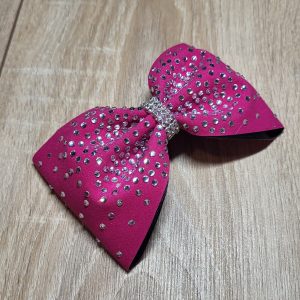 Tailless Bow Samt Strass Variante X